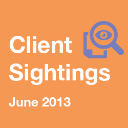 June 2013 Recent Furia Rubel Client Sightings