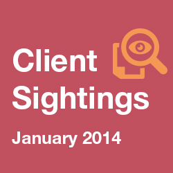 January 2014 Furia Rubel Recent Client Sightings