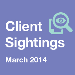 2014 March Furia Rubel Client Sightings