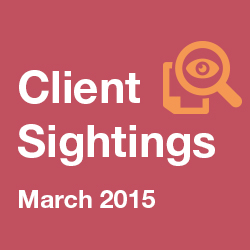 2015 March Furia Rubel Client Sightings