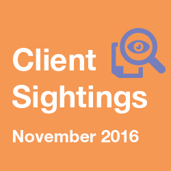 2016 November Furia Rubel Client Sightings