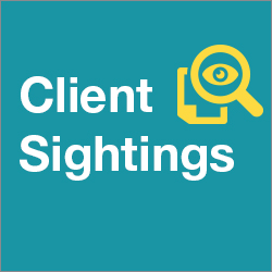 Legal Public Relations Client Sightings