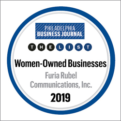 Philadelphia Business Journal Ranks Furia Rubel Among Top Woman-Owned Businesses in Philadelphia