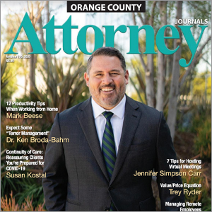 Furia Rubel’s Tips on Hosting Virtual Meetings Featured in Orange County and San Diego Attorney Journals