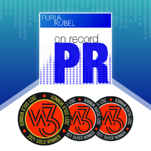 Furia Rubel Podcast On Record PR Wins Three w3 National Awards Thumbnail