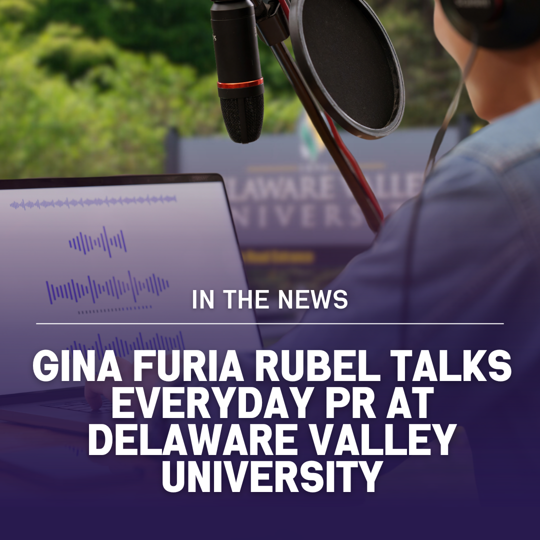 Gina Furia Rubel Talks Everyday PR at Delaware Valley University [Gina Rubel Featured in Podcast Interview] Thumbnail