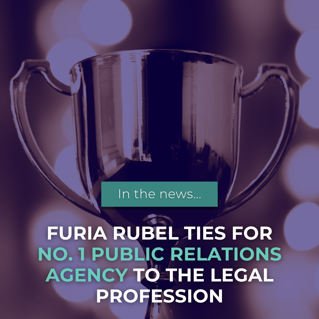 Furia Rubel Ties for No. 1 Public Relations Agency to the Legal Profession