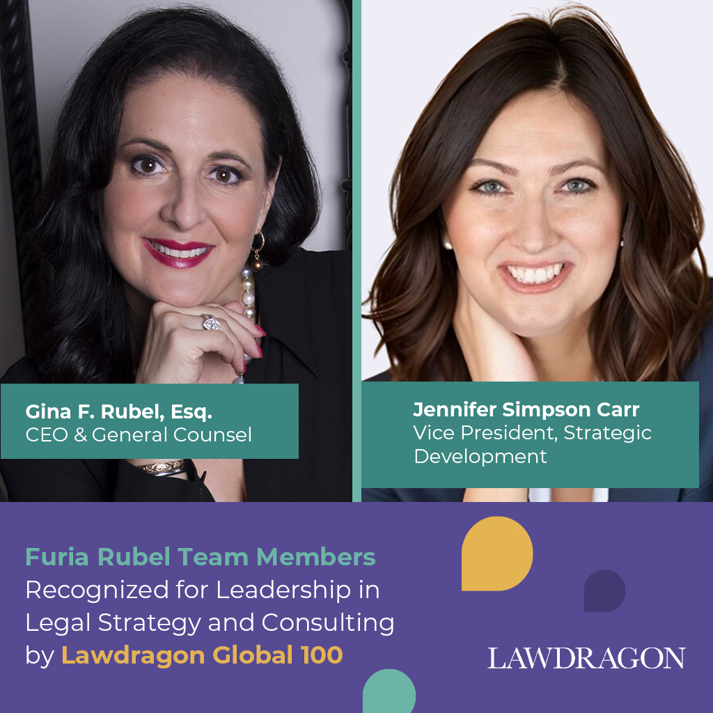 Furia Rubel Team Members Recognized for Leadership in Legal Strategy and Consulting by Lawdragon Global 100