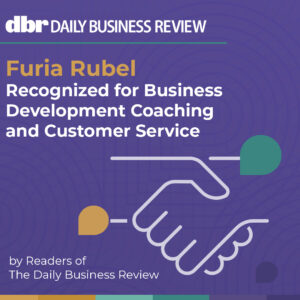 Furia Rubel Recognized for Business Development Coaching and Customer Service by Readers of The Daily Business Review